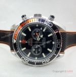 Omega Seamaster 600 Black Rubber & Orange Watch Japan Quartz